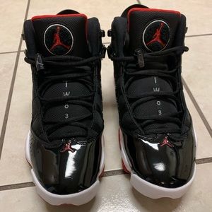 Jordan 6 Rings 'Black Varsity Red'